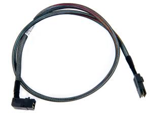 Internal R/A Mini SAS HDx4 (SFF-8643) to Mini SASx4 (SFF-8087) ACK-I-rA-HDmSAS-mSAS-.5M Cable - 0.5m