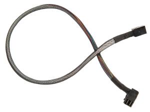 Adaptec ACK-I-rA-HDmSAS-HDmSAS-1M Intl Right-Angle Mini SAS HD x4 To Mini SAS HD(SFF-8643) Cable 1m