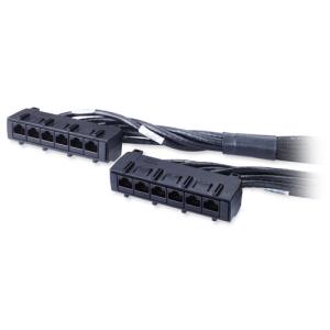 Data Distribution Cable - CAT6 - UTP - CMR - 6xRJ-45 - 5m - Black