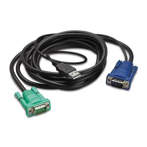Integrated Rack LCD/KVM USB Cable - 10ft/3m