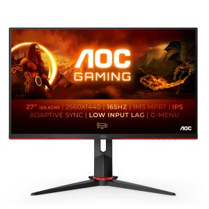 Gaming Monitor - Q27G2S/EU - 27in-2560x1440 (QHD) - Black / Red - IPS 1ms 165hz