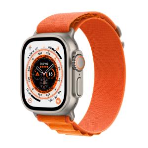 Watch Ultra Gps + Cellular 49mm Titanium Case With Orange Alpine Loop Small