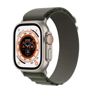 Watch Ultra Gps + Cellular 49mm Titanium Case With Green Alpine Loop Small