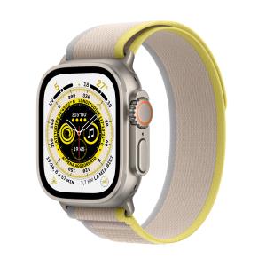 Watch Ultra Gps + Cellular 49mm Titanium Case With Yellow/beige Trail Loop S/m