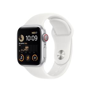 Watch Se Gps + Cellular 40mm Silver Aluminium Case With White Sport Band Regular