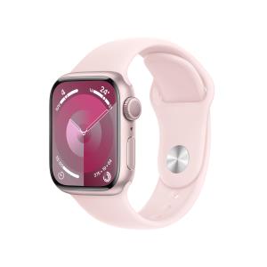 Watch Series 9 Gps 41mm Pink Aluminium Case With Light Pink Sport Band S/m