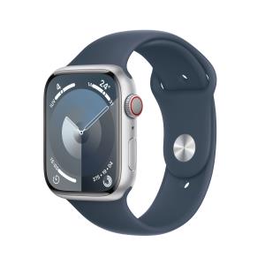 Watch Series 9 Gps + Cellular 45mm Silver Aluminium Case With Storm Blue Sport Band S/m