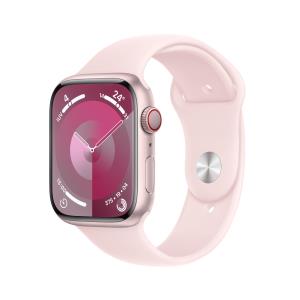 Watch Series 9 Gps + Cellular 45mm Pink Aluminium Case With Light Pink Sport Band S/m