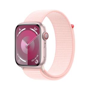 Watch Series 9 Gps + Cellular 45mm Pink Aluminium Case With Light Pink Sport Loop