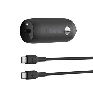 30w Car Charger USBc-c 1m Blk