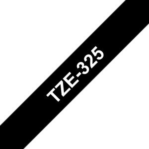 Tape 9mm Lami White On Black (tze-325)