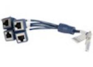 HP X260 Mini D-28 to 4-RJ45 0.3m Router Cable (JG263A