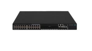 FlexNetwork 5140 24G 4SFP+ 1-slot HI Switch, 24 RJ-45 autosensing 10/100/1000 ports