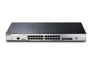 Switch Dgs-3120-24tc/si Gigabit Stackable 24-port 10/100/1000 Layer2 With 4-port Combo 1000baset/sfp
