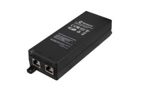 1 port 60W IEEE 802.3bt indoor PoE midspan 10/100/1000 Mbps 10G AC EU Power Cord
