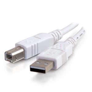 USB 2.0 A/b Cable White 1m