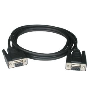 Null Modem Cable Db9 F/f 2m Black