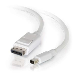 Mini DisplayPort To DisplayPort Adapter Cable M/m White 3m