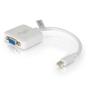 Mini DisplayPort Male To Vga Female Adapter Converter White 20cm