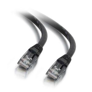 Patch cable Low Smoke Zero Halogen - CAT6a - UTP - Booted - 50cm - Black