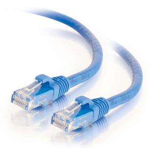 Patch cable Low Smoke Zero Halogen - CAT6a - UTP - Booted - 1.5m - Blue