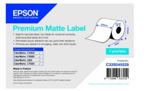 Premium Matte Label Coil 220mm X 750m