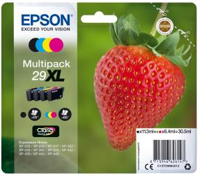 Ink Cartridge - 29xl Strawberry - Magenta/ Cyan / Black/ Yellow