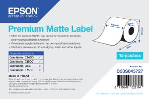 Premium Matte Label Cont.r 105mm X 35m