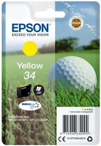 Ink Cartridge - 34 Durabrite Golf Ball - 4.2ml - Yellow