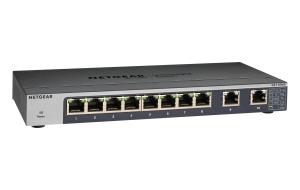 GS110MX Unmanaged Gigabit Ethernet Switch 8-Port with 10-Gigabit/Multi-Gigabit Uplinks