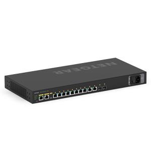 GSM4212P - M4250-10G2F-PoE+ AV Line Managed Switch 2x1G 2xSFP+ and 8x1G PoE+ 125W