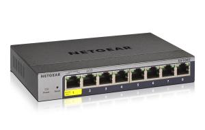 GS108Tv2 Gigabit Smart Managed Pro Switch 8-Port with 1 PD Port