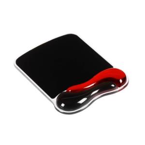 Kit/crystal Gel Mouse Pad/wave Red+black 4-pk