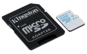 64GB Micro Sdhc Uhs-i U3 Speed Class 3 + Adapter