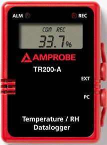 Temperature/RH Data Logger, Dual Display, -40 to 100 degree C