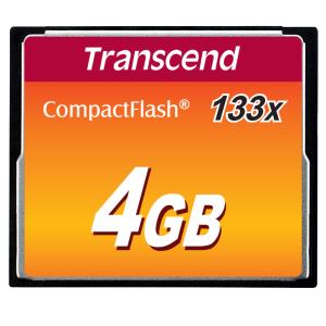 4GB Compact Flash Card 133x (max Data Transfer Rate 20mb/sec)
