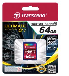 Sdxc 64GB Class 10