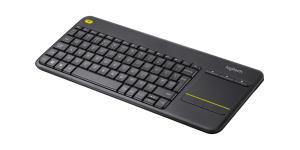 Wireless Touch Keyboard K400 Plus - Black - Qwertzu Swiss-Lux