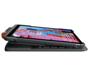 Slim Folio For iPad 7th Generation Graphite UK Qwerty