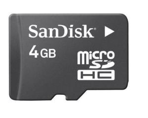 Sandisk Micro Sdhc Card 4GB
