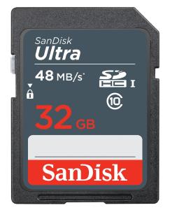 Sandisk Ultra Uhs-i Sdhc Card 48MB/s Class 10 32GB