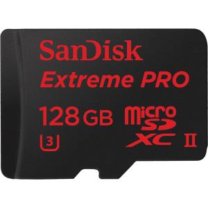 Sandisk Extreme Pro  micro SDXC UHS-II CARD Class 10 UHS U3 with USB 3.0 Reader 128GB