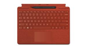 Surface Pro Signature Keyboard With Slim Pen 2 - Poppy Red - Qwertzu Swiss-lux
