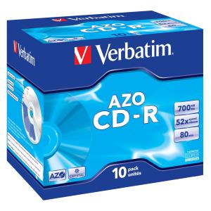 Cdr Recorder Media 700MB 80min 48x Datalife Plus Crystal 10-pk With Jewel Case