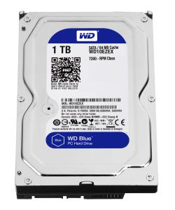 Hard Drive - WD Blue WD10EZEX - 1TB - SATA 6Gb/s - 3.5in - 7200rpm - 64MB Buffer