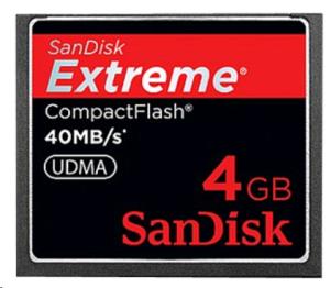 SanDisk Extreme CF - 40MB/s 4GB