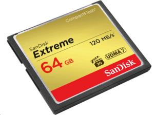 SanDisk Extreme CompactFlash - 64GB 120MB/s UDMA7