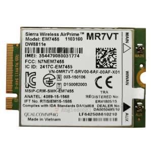 WWAN Card 4G Lat. E5270/E5570 M.2 Card DW5811E LTE/HSPA+