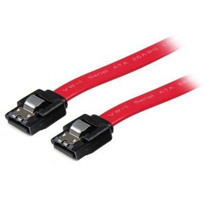 Latching SATA Cable - Straight M/m 30cm