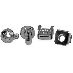 M6 Mounting Screws & Cage Nuts For Server Rack Cabinet 50pkg